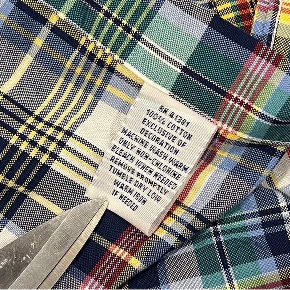 Ralph Lauren Men’s Custom Fit Multicolor Plaid Button Down Shirt Medium Slim - Picture 11 of 15